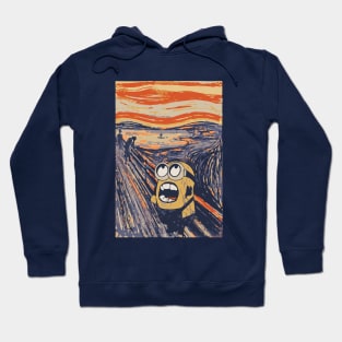 the screaming minion edvard munch Hoodie